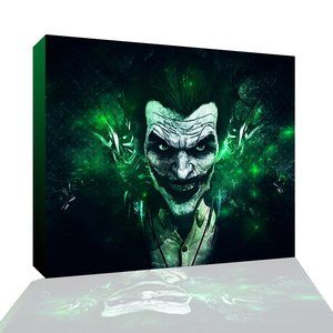 JOCKER- Canvas print wall art size 12x14in